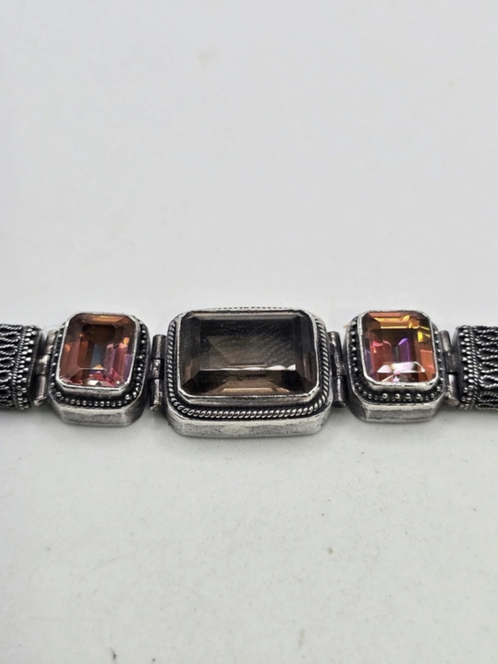 Lori Bonn Gemstone Sterling Silver Bracelet